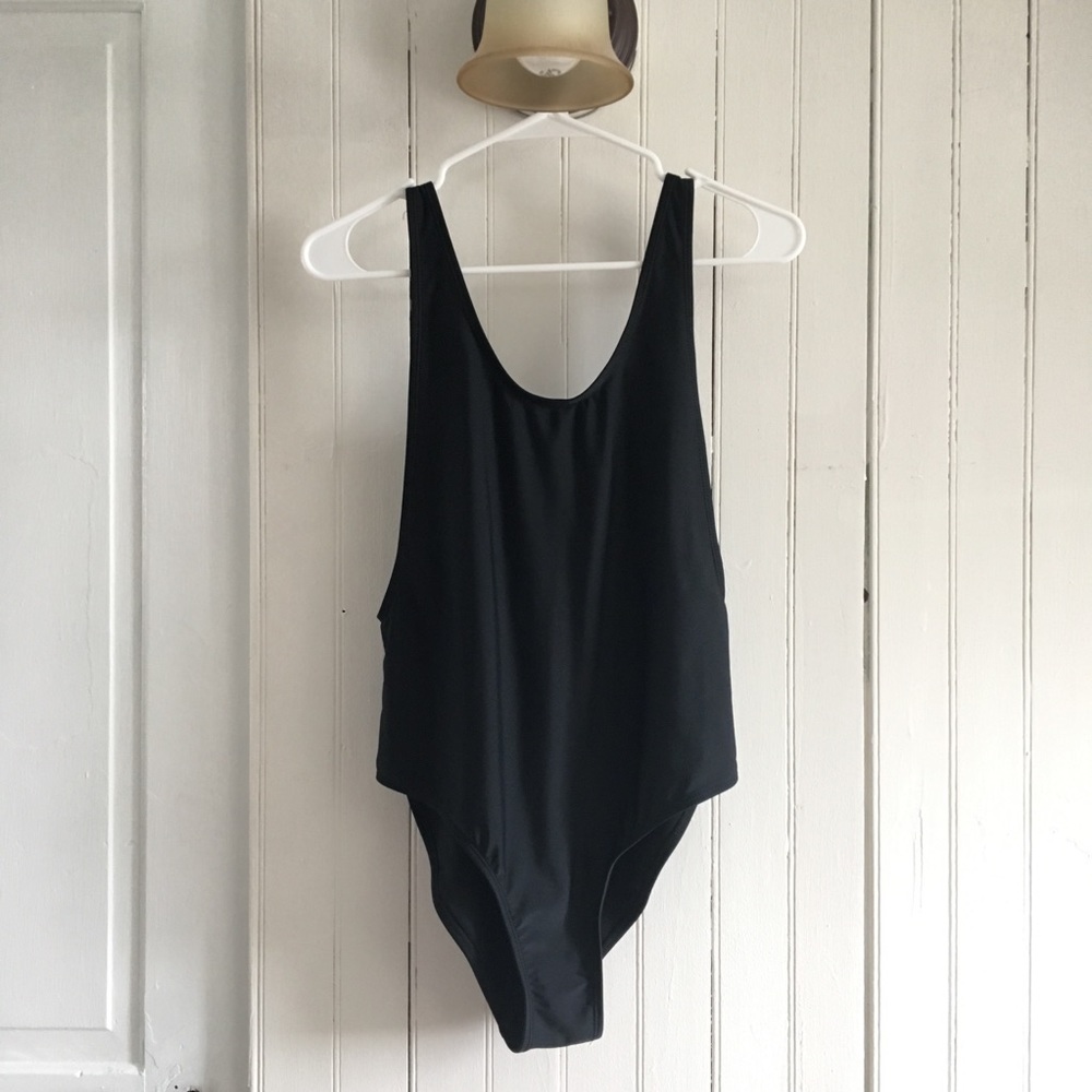 Missguided Black Swimsuit